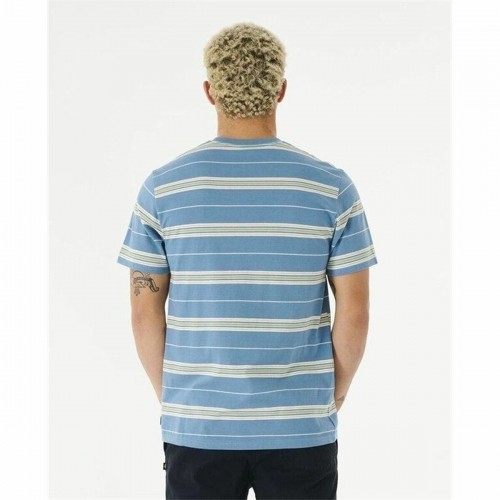 t-krekls Rip Curl Surf Revival Stripe Aquamarine Vīriešu image 4