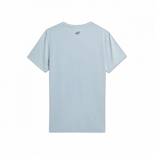 Men’s Short Sleeve T-Shirt 4F Fnk M210 Light Blue image 4