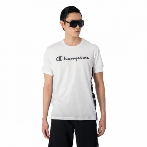Men’s Short Sleeve T-Shirt Champion Crewneck White image 4