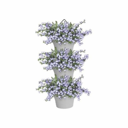 Plant pot Elho 472112415000 White Rectangular Modern Ø 26,7 x 29,7 cm image 4