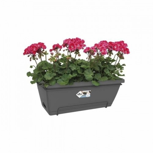 Plant pot Elho barcelona xl allin1 55cm Black Anthracite polypropylene Plastic Rectangular 33,5 x 54,5 x 23 cm image 4