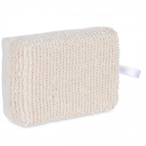 Body Sponge White Beige 14 x 5 x 9 cm (24 Units) image 4