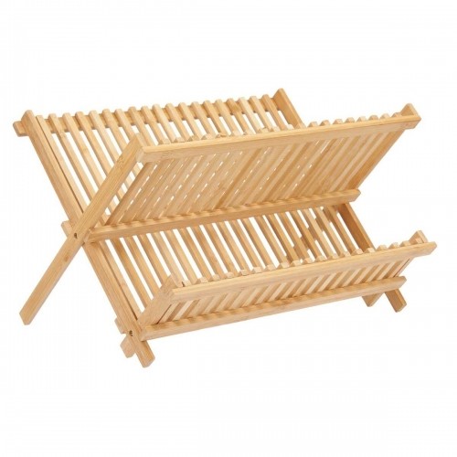 Draining Rack for Kitchen Sink Brown Bamboo (6 Units) image 4
