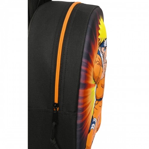 3D School Bag Naruto Black Orange 27 x 33 x 10 cm image 4
