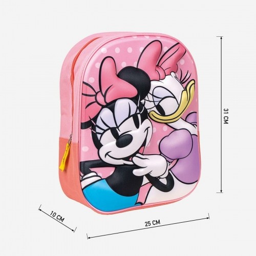 School Bag Minnie Mouse Pink 25 x 31 x 10 cm image 4