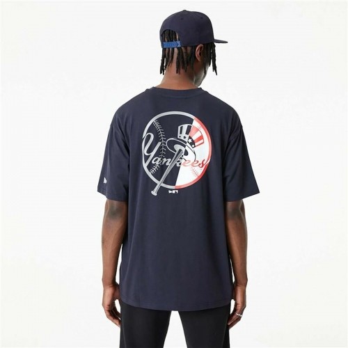 T-shirt New Era MLB Graphic New York Yankees Navy Blue Men image 4
