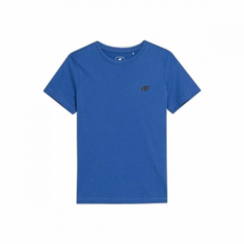 Children’s Short Sleeve T-Shirt 4F M291 Blue image 4