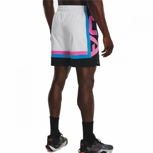 Спортивные мужские шорты для баскетбола Under Armour Baselin  Белый image 4