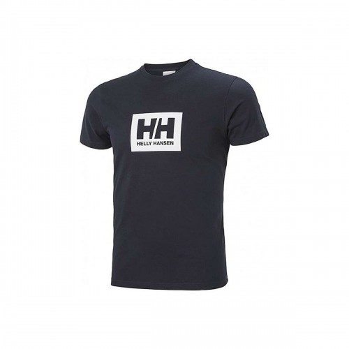 Men’s Short Sleeve T-Shirt  HH BOX T Helly Hansen 53285 599  Navy Blue image 4