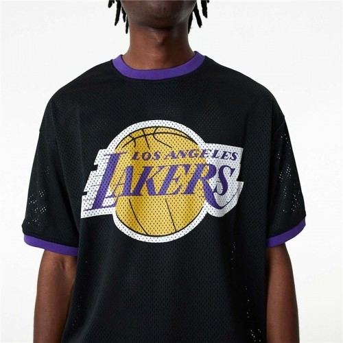 Basketball shirt New Era Mesh LA Lakers Black image 4