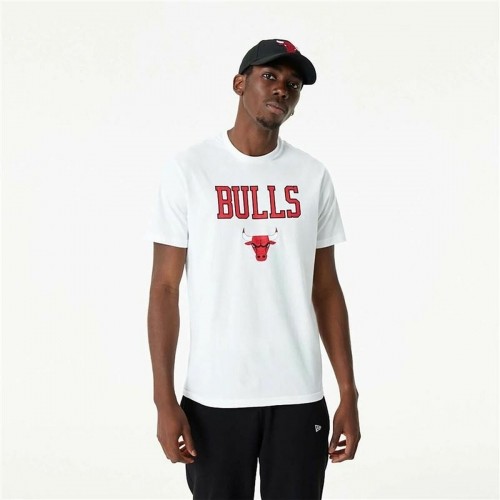 Basketbola T-krekls New Era NBA Chicago Bulls Balts image 4