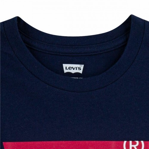 Krekls ar Īsām Piedurknēm Bērniem Levi's Batwing Tumši zils image 4