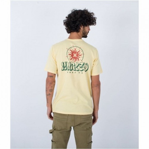 t-krekls Hurley Evd Exp Sun Is Shinning Dzeltens Vīriešu image 4