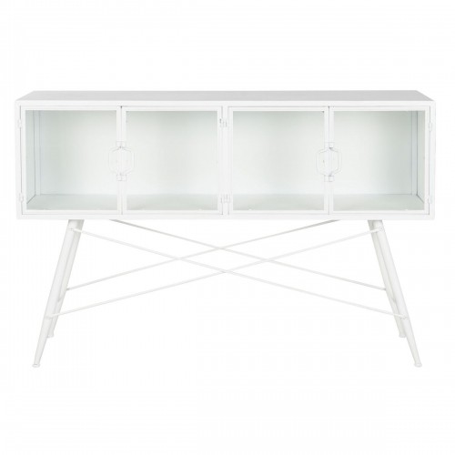 Вспомогательная мебель DKD Home Decor Белый Металл Стеклянный 120 x 35 x 80 cm image 4