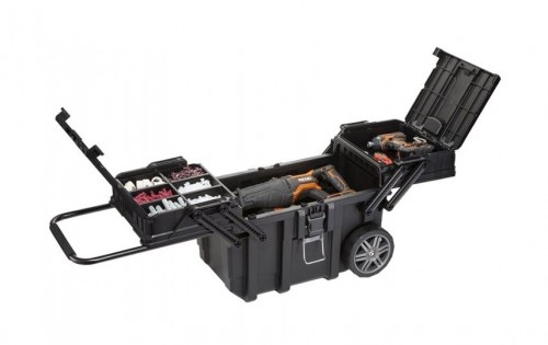 Keter Diy Instrumentu kaste uz riteņiem Cantilever Mobile Cart Job Box 64,6x37,3x41cm image 4