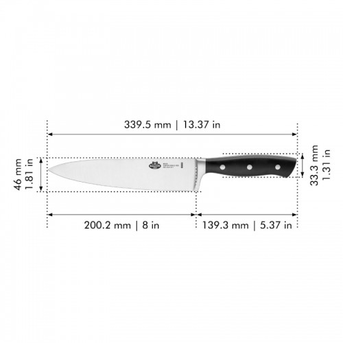 Pavāra nazis Ballarini Brenta 20cm image 4