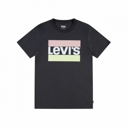 t-krekls Levi's Sportswear Logo Dark Shadow  Melns image 4