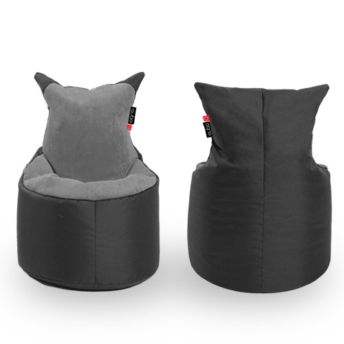 Qubo™ Munchkin Slate POP FIT пуф (кресло-мешок) image 4