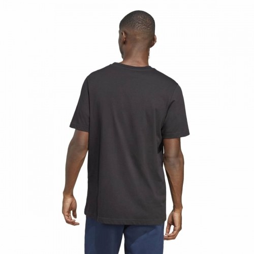 Men’s Short Sleeve T-Shirt Adidas ESSENTIAL TEE IA4873  Black image 4