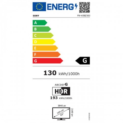 Televīzija Sony FW-65BZ30J 65" 4K Ultra HD IPS D-LED HDR10 image 4