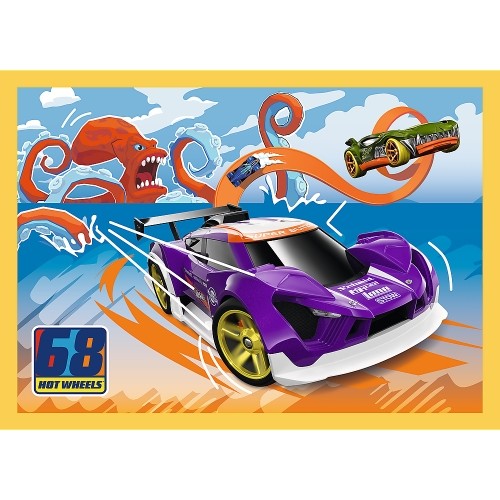 TREFL HOT WHEELS Комплект пазлов 4в1 image 4