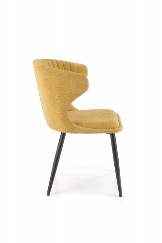 Halmar K496 chair, mustard image 4