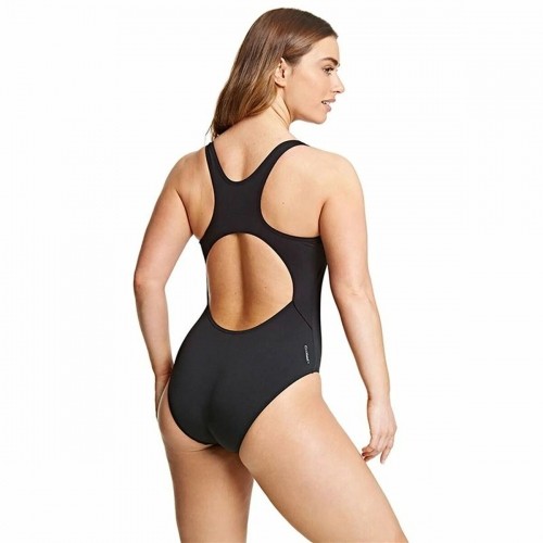 Women’s Bathing Costume Zoggs Cottesloe Powerback Black image 4