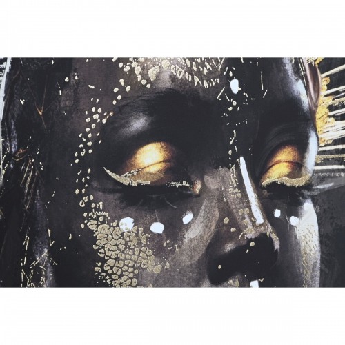 Glezna Home ESPRIT Koloniāls Āfrikas sieviete 80 x 3,5 x 120 cm (2 gb.) image 4