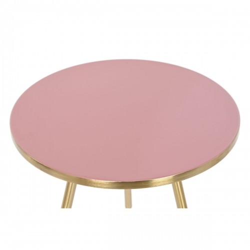 Набор из двух столиков Home ESPRIT Розовый Позолоченный 41 x 41 x 51 cm image 4