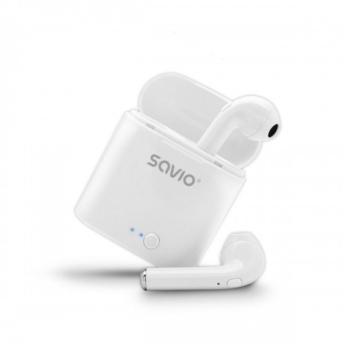 In-ear Bluetooth Headphones Savio TWS-01 White image 4