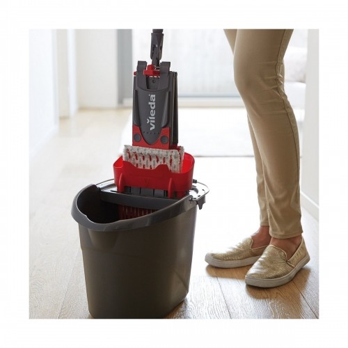 Mop with Dual Action Bucket Vileda Ultramax Mop Set Black image 4