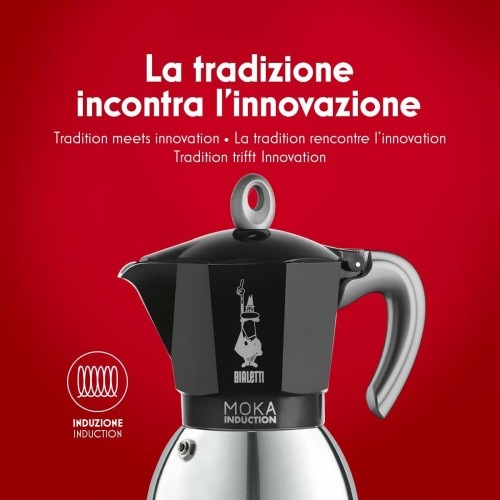 Italian Coffee Pot Bialetti 0006936 Metal Aluminium image 4