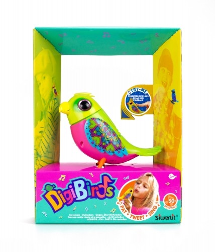 SILVERLIT Интерактивная игрушка птица Digibird image 4