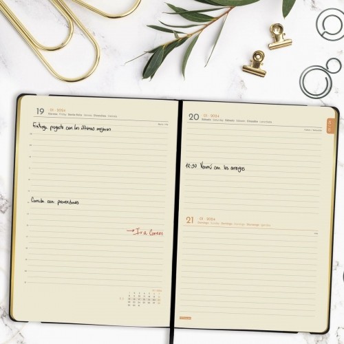 Diary Finocam Flexy Joy Dotts 2024 Black Golden A5 14,8 x 21 cm image 4