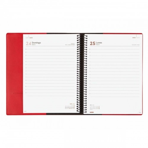 Diary Finocam Duoband 2024 Red A5 15,5 x 21,2 cm image 4