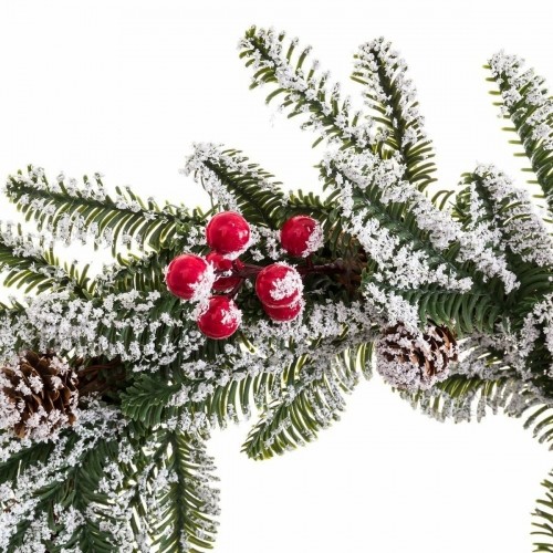 Bigbuy Christmas Рождественский венок Белый Красный Зеленый Натуральный Пластик Ананасы 35 x 35 cm image 4