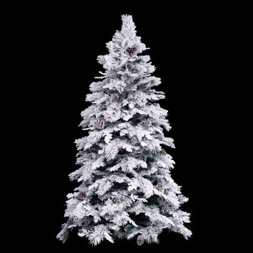 Bigbuy Christmas Новогодняя ёлка Белый Зеленый PVC Металл полиэтилен 210 cm image 4