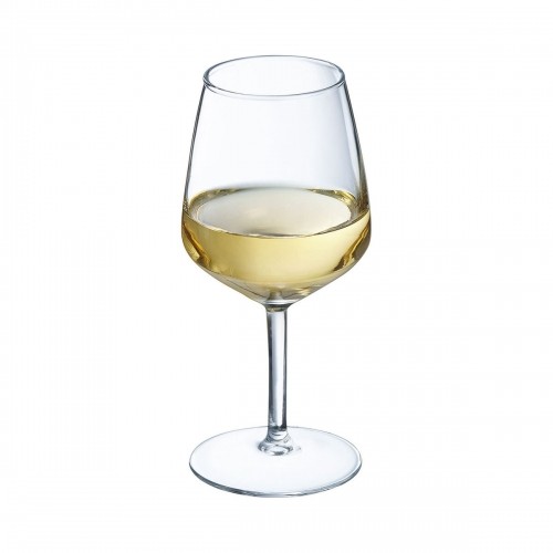 Set of cups Arcoroc Silhouette Wine Transparent Glass 190 ml (6 Units) image 4