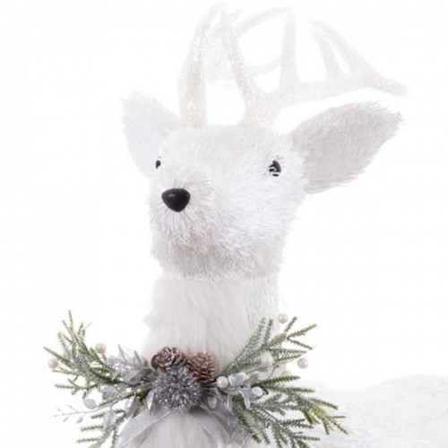 Christmas bauble White Polyfoam Deer 73 x 33 x 108 cm image 4