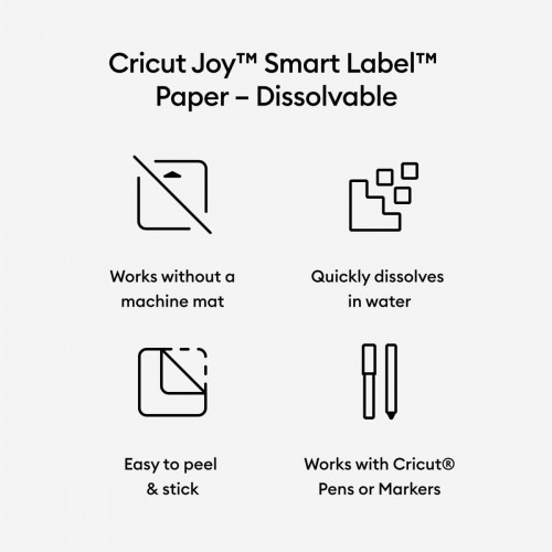 Soluble paper for cutting plotter Cricut Joy image 4