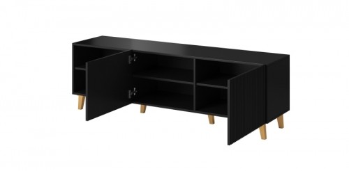 Halmar PAFOS TV stand 150 2D2K black/black image 4