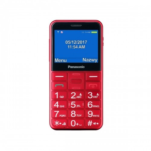 Mobilais Telefons Senioriem Panasonic KX-TU155EXRN 2.4" Sarkans image 4