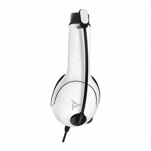 Headphones with Microphone PDP 051-108-EU-WH White Black image 4