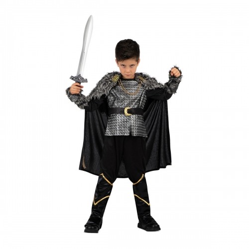 Costume for Children My Other Me Male Viking Black Grey (5 Pieces) image 4