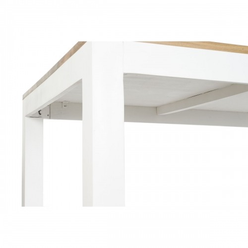 Обеденный стол DKD Home Decor Белый Коричневый древесина акации Древесина манго 200 x 100 x 80 cm image 4