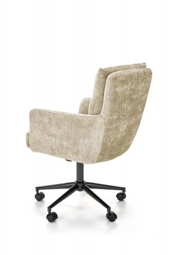 Halmar FLORES swivel armchair, light brown image 4