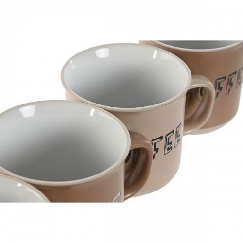 Набор из 4 кружек Mug Home ESPRIT Коричневый Керамика image 4