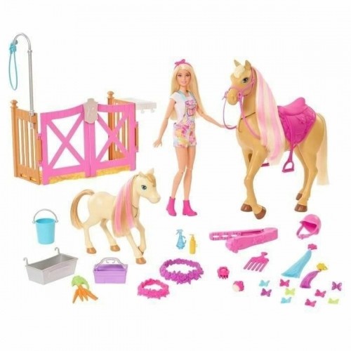 Toy set Barbie Toilettage des Chevaux Plastic image 4