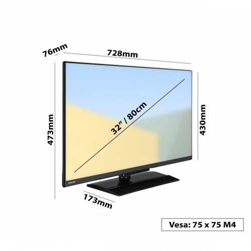 Смарт-ТВ Toshiba 32WV3E63DG HD 32" LED image 4