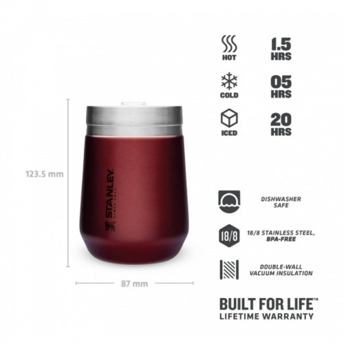 Stanley Krūze The Everyday Tumbler 0,3L sarkana image 4